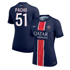 Paris Saint-Germain Willian Pacho #51 Hemmakläder Dam 2024-25 Kortärmad